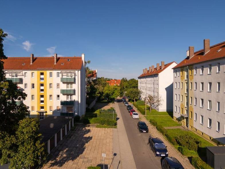 Wohnung zur Miete 469 € 3 Zimmer 58,7 m² 2. Geschoss frei ab 01.06.2025 Paul-Gerhardt-Straße 18 Merseburg Merseburg 06217