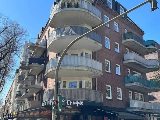 Wohnung zur Miete 1.020 € 2 Zimmer 55 m² 1. Geschoss frei ab 01.05.2026 Großheidestraße 11 Winterhude Hamburg 22303