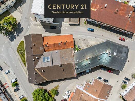 Gewerbeobjekt zum Kauf als Kapitalanlage geeignet 1.360.000 € 40 Zimmer 1.895,3 m² 1.335 m² Grundstück Bahnhofstr. 6+8, Schützenstr. 2+4+6 Wimm Trostberg 83308