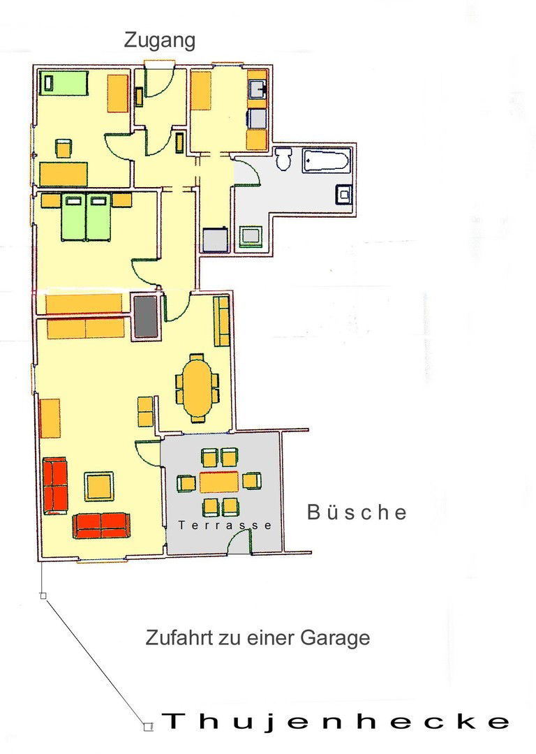 Wohnung zur Miete 800 € 3 Zimmer 80 m²<br/>Wohnfläche EG<br/>Geschoss Aßling Aßling 85617