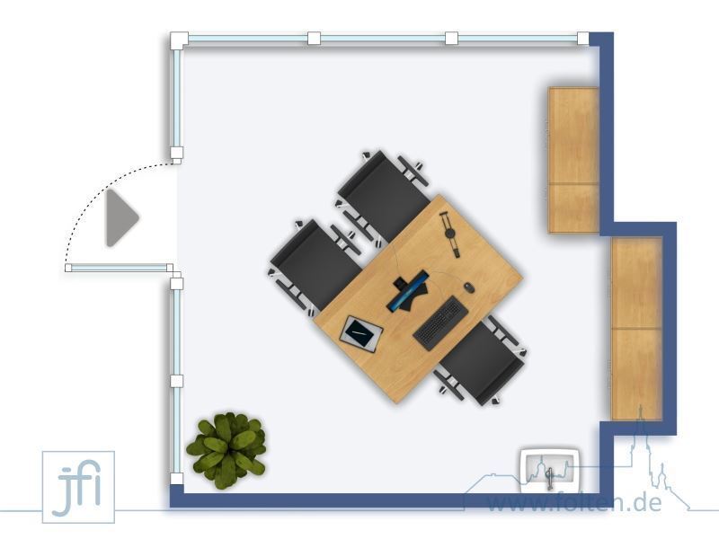 Büro-/Praxisfläche zur Miete 950 € 12,1 m²<br/>Bürofläche Heisfelde Leer (Ostfriesland) 26789