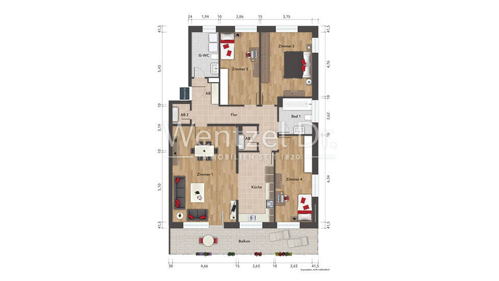 Wohnung zum Kauf provisionsfrei 949.000 € 4 Zimmer 131,7 m²<br/>Wohnfläche 2.<br/>Geschoss Lokstedt Hamburg 22529