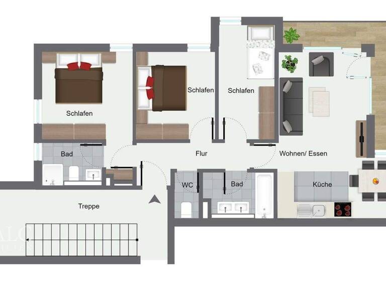 Wohnung zum Kauf provisionsfrei 265.000 € 4 Zimmer 70,5 m² 1. Geschoss Poserweg 5 Rauris 5661