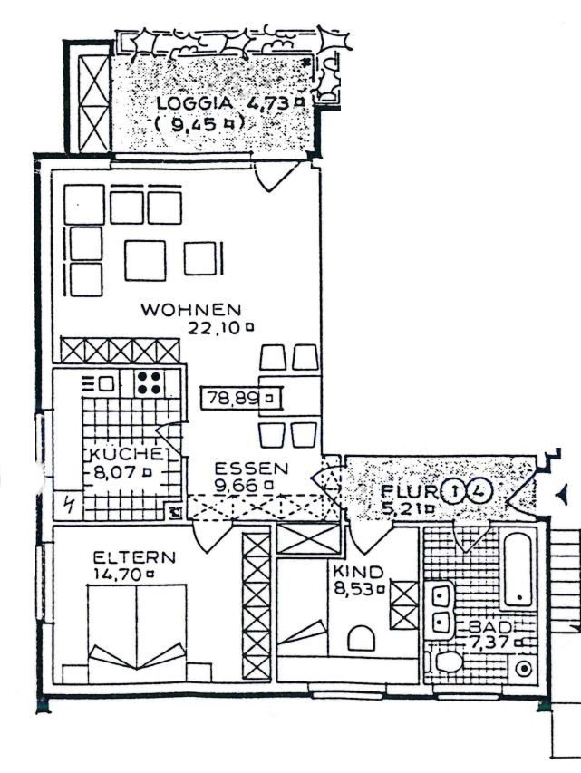 Wohnung zur Miete 690 € 3 Zimmer 78 m²<br/>Wohnfläche Westerstede Westerstede 26655