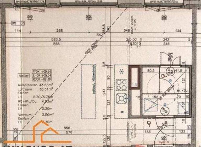 Studio zum Kauf 375.000 € 1 Zimmer 52 m² Wien 10.,Favoriten 1100