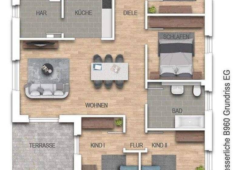 Bungalow zum Kauf 461.700 € 5 Zimmer 124 m² 1.014 m² Grundstück Brande-Hörnerkirchen 25364