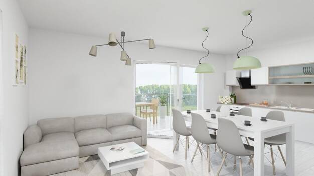 Wohnung zum Kauf - Neubau provisionsfrei 372.000 € 3,5 Zimmer 76 m² 1. Geschoss Gäustraße 24 Ergenzingen Rottenburg 72108