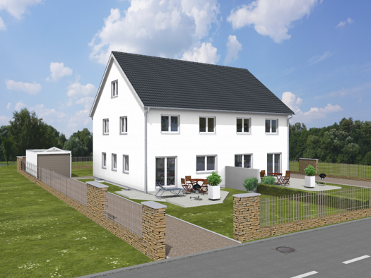 Doppelhaushälfte zum Kauf provisionsfrei 654.500 € 5 Zimmer 144 m² 472 m² Grundstück Birkenstraße Feucht 90537