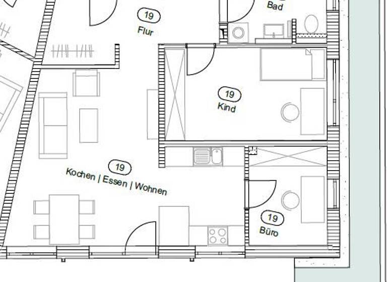 Terrassenwohnung zur Miete 1.060 € 4 Zimmer 94,9 m² Geschoss EG/3 frei ab 01.05.2026 Tundinger Straße 1 a Mengkofen 84152