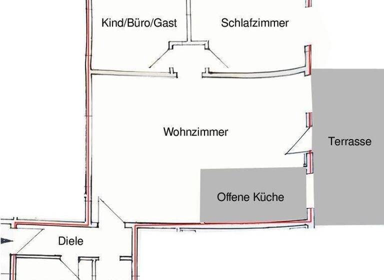 Wohnung zur Miete 990 € 3 Zimmer 95 m² 1. Geschoss frei ab sofort Birkenstraße 76 St Arnual Saarbrücken 66119