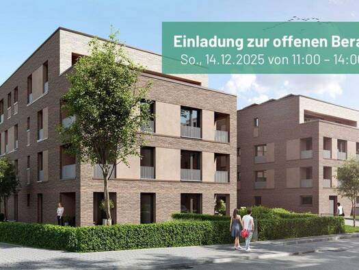Penthouse zum Kauf - Neubau provisionsfrei 458.852 € 3 Zimmer 74,6 m² 3. Geschoss Hermelinweg 61 Bad Nauheim 61231