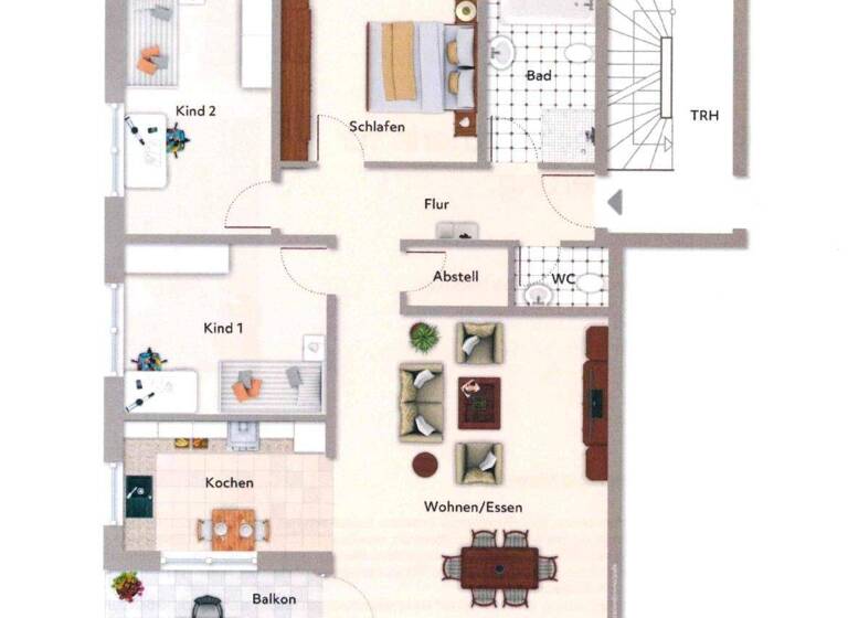Wohnung zum Kauf 429.000 € 4,5 Zimmer 102,7 m² 1. Geschoss frei ab sofort Ostdorf Balingen 72336