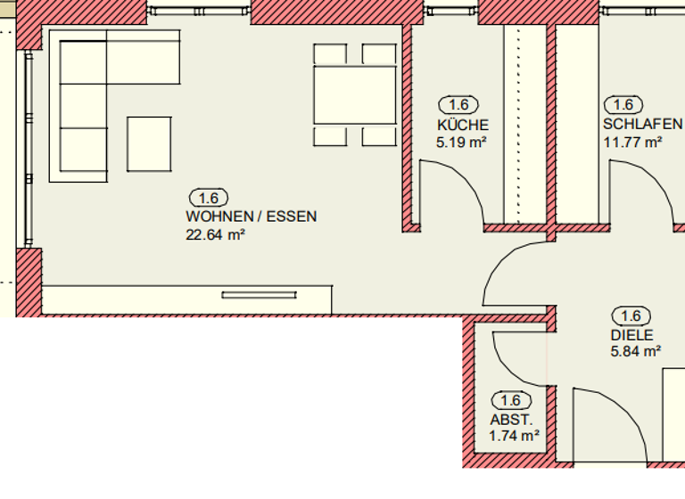 Terrassenwohnung zur Miete 760 € 2 Zimmer 58 m² 4 Geschosse frei ab 01.05.2026 Galgenberg Regensburg 93053