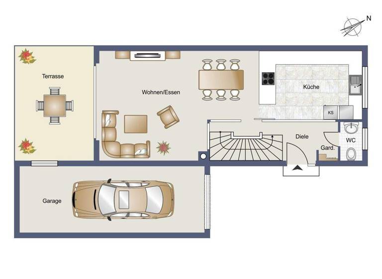 Reihenendhaus zum Kauf 482.000 € 4 Zimmer 164 m² 347 m² Grundstück Herzogenrath 52134