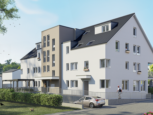 Wohnung zum Kauf - Neubau provisionsfrei als Kapitalanlage geeignet 519.000 € 3 Zimmer 70,7 m² teilbar ab 70,7 m² Breite Straße 15 Nufringen 71154