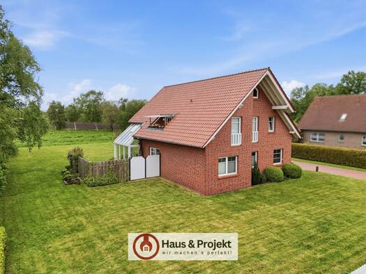 Einfamilienhaus zum Kauf 459.000 € 8 Zimmer 193,9 m² 1.480 m² Grundstück Moorhusen Südbrookmerland 26624
