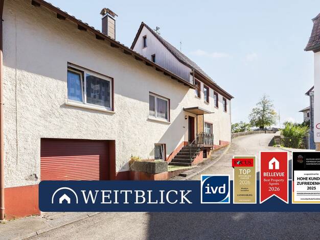 Einfamilienhaus zum Kauf 198.000 € 6 Zimmer 103 m² 213 m² Grundstück Reichenberg Oppenweiler 71570