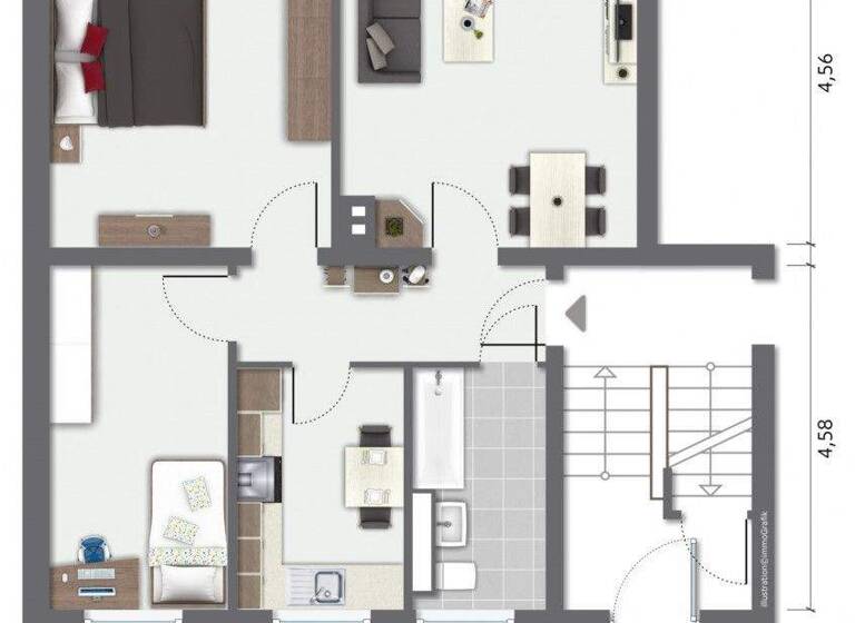 Wohnung zur Miete 399 € 3 Zimmer 65 m² 3. Geschoss frei ab 01.05.2026 Johannes-R.-Becher-Str. 19 Bieblach Gera 07546