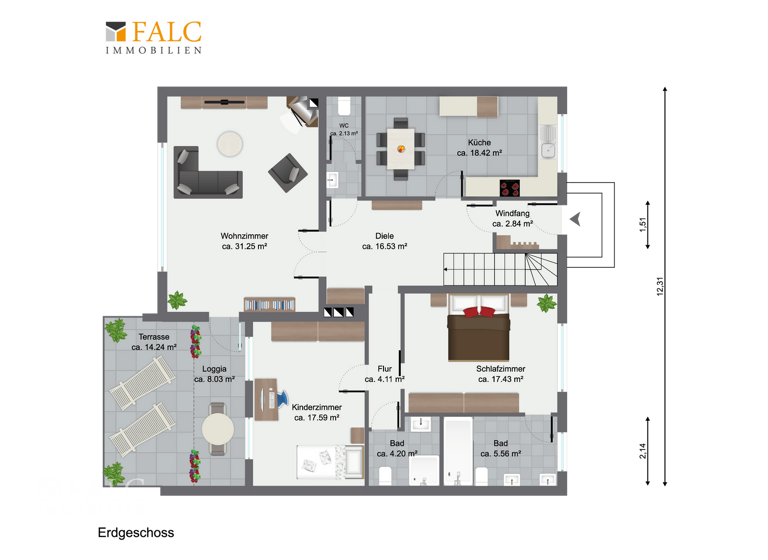 Bungalow zum Kauf 499.000 € 5 Zimmer 120 m² 402 m² Grundstück Hasloh 25474