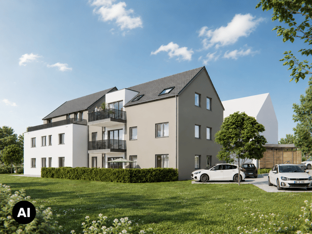 Wohnung zum Kauf - Erstbezug 435.000 € 3 Zimmer 77,6 m² Geschoss 1/3 frei ab 31.12.2026 Maidbronner Straße 3 Estenfeld Estenfeld 97230