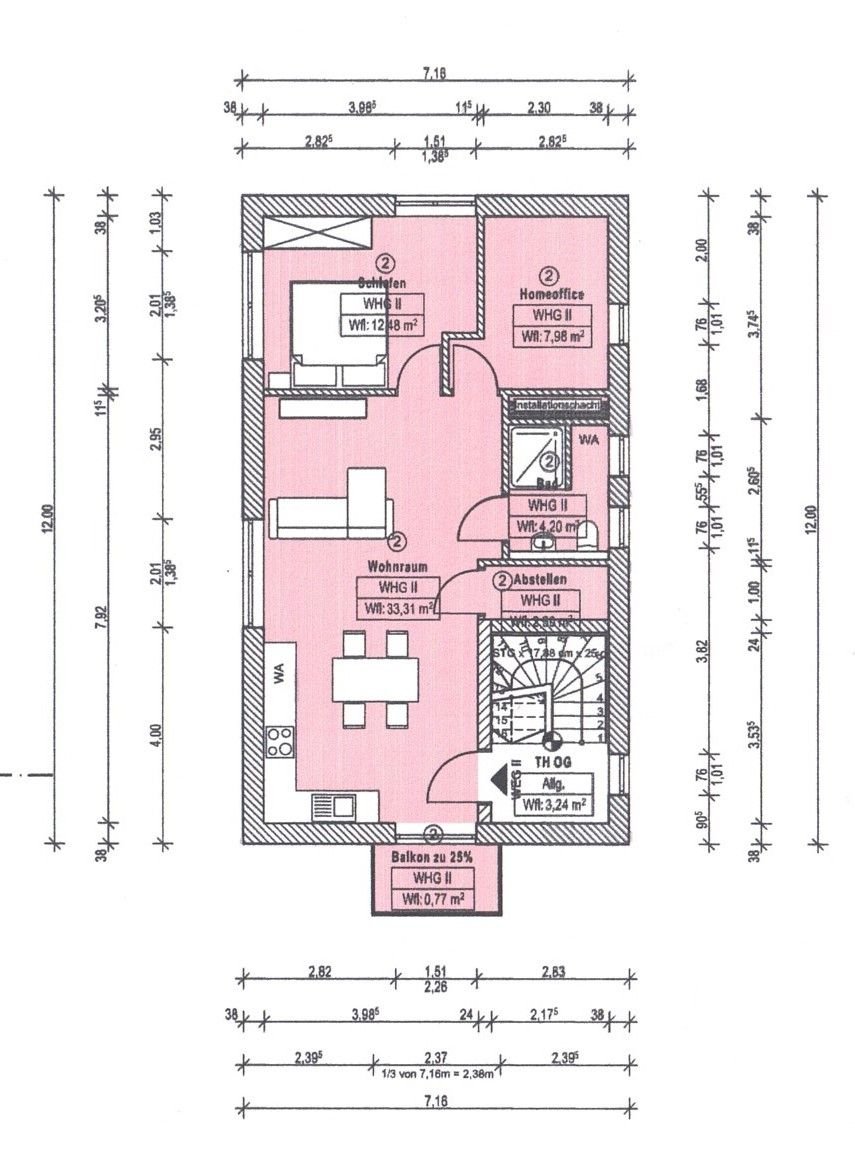 Wohnung zum Kauf provisionsfrei 239.900 € 3 Zimmer 61 m²<br/>Wohnfläche 2.<br/>Geschoss ab sofort<br/>Verfügbarkeit Kattenturm Bremen 28277