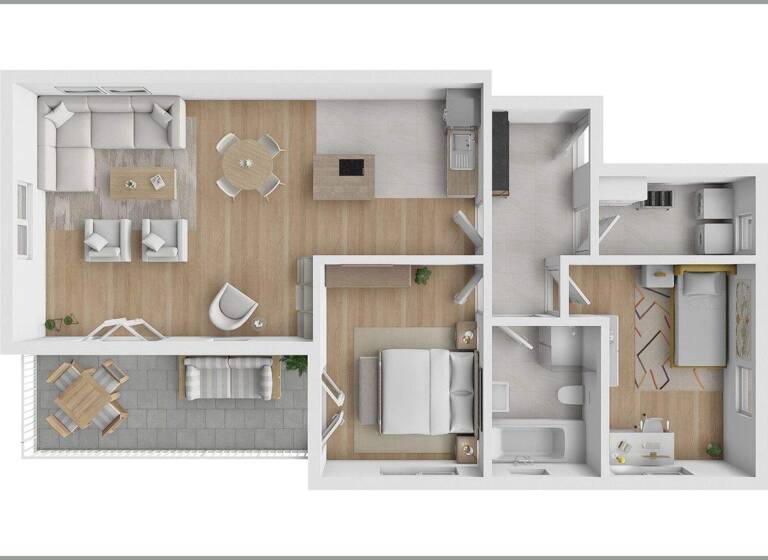 Wohnung zum Kauf 430.000 € 3 Zimmer 92,1 m² Bad Rothenfelde 49214