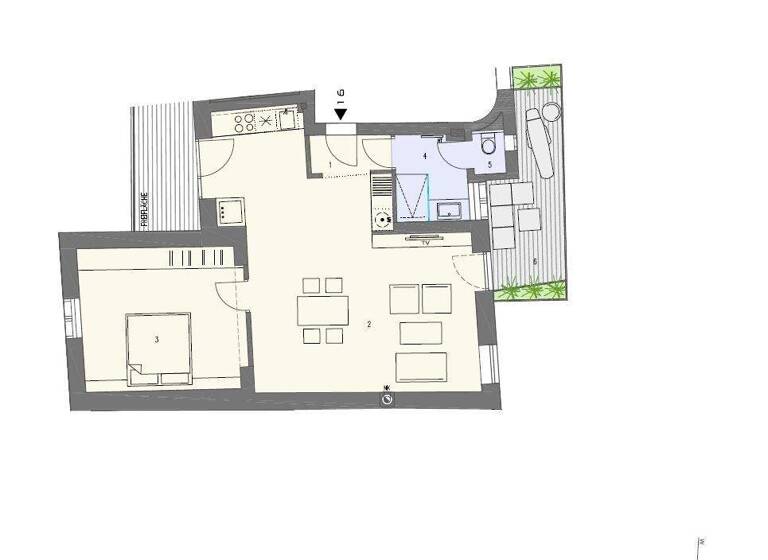 Wohnung zur Miete 1.157 € 2 Zimmer 66,5 m² 2. Geschoss Neustiftgasse 18 Wien 1070
