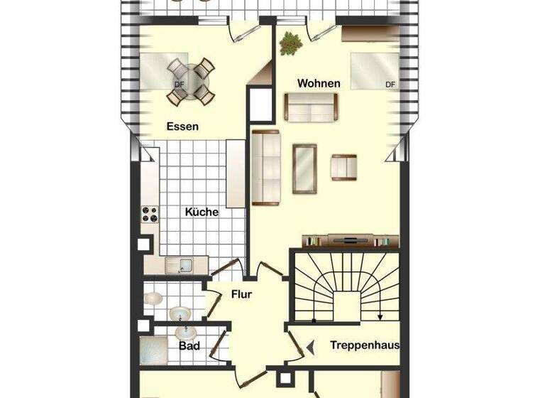 Wohnung zur Miete 850 € 2,5 Zimmer 81,4 m² frei ab 01.05.2026 Karlstraße 21 Crailsheim 74564