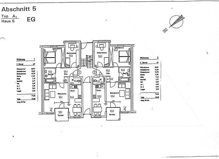 Wohnung zum Kauf 259.000 € 3 Zimmer 72,6 m² EG Hennigsdorf 16761