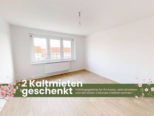 WG-Zimmer zur Miete 449 € 4 Zimmer 74 m² 2. Geschoss frei ab sofort Nordstr. 15 Lutherstadt Wittenberg 06886