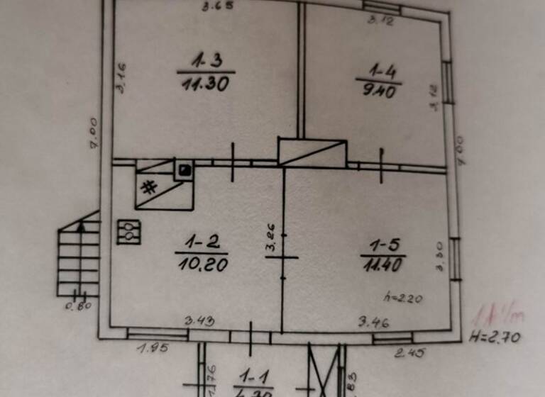Einfamilienhaus zum Kauf 37.000 € 4 Zimmer 50 m² 70 m² Grundstück Im Zentrum der Stadt Svėdasai 29352