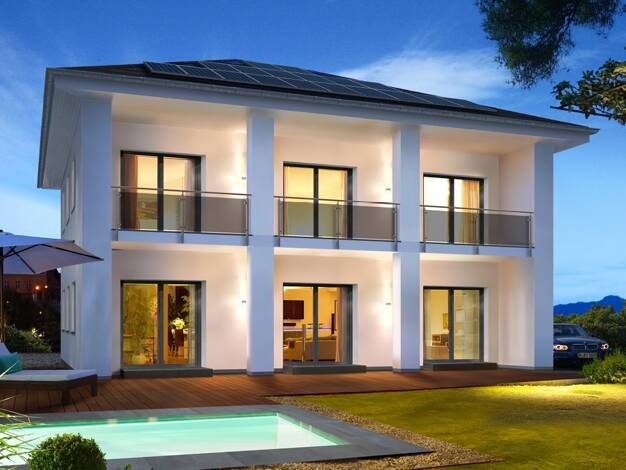 Villa zum Kauf 587.719 € 5 Zimmer 234,3 m² 468 m² Grundstück Sassanfahrt Hirschaid 96114