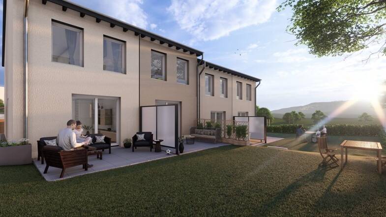 Reihenmittelhaus zum Kauf - Neubau provisionsfrei 424.900 € 5,5 Zimmer 137 m² 406 m² Grundstück Dellingerstraße - Aldingen Aldingen 78554