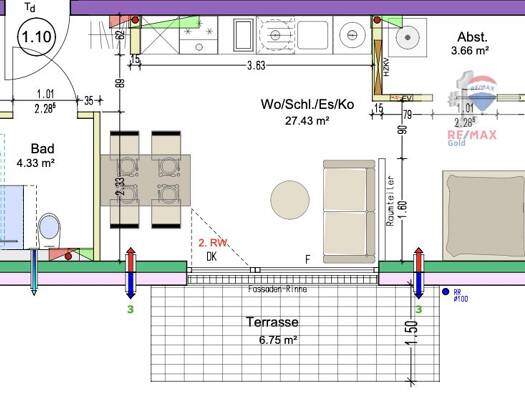 Wohnung zur Miete - Erstbezug 624 € 1,5 Zimmer 38,8 m² Crailsheim Crailsheim 74564