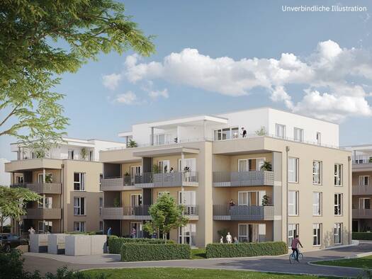Wohnung zum Kauf - Neubau provisionsfrei 515.000 € 3 Zimmer 80,2 m² EG Gerberstraße Winnenden Winnenden 71364