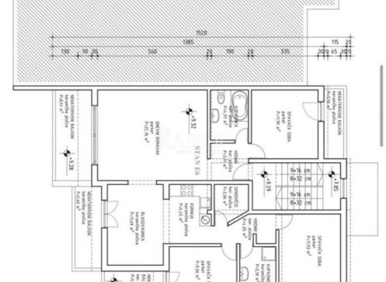 Wohnung zum Kauf 620.000 € 4 Zimmer 119 m² 3. Geschoss Znjan, Split Znjan - Stobrec