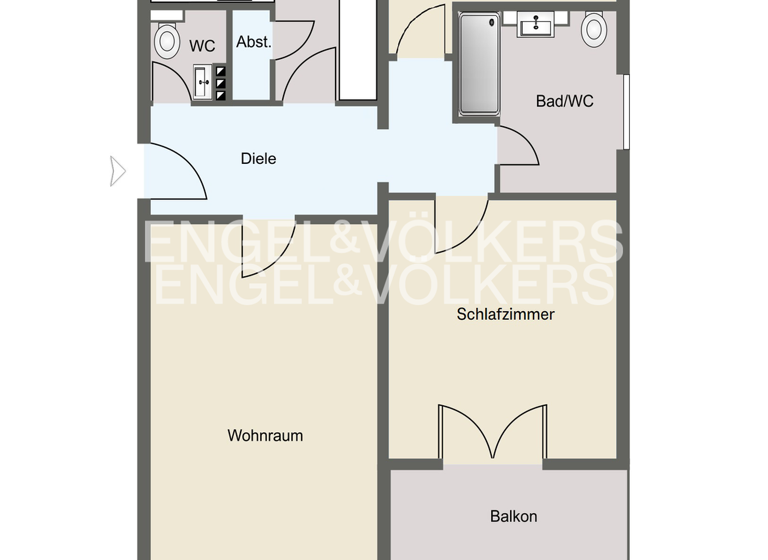 Wohnung zum Kauf 329.000 € 3 Zimmer 90 m² Wiesbaden 65195