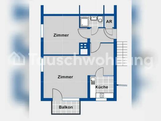 Wohnung zur Miete Tauschwohnung 383 € 2 Zimmer 47 m² 1. Geschoss Hausbruch Hamburg 21075