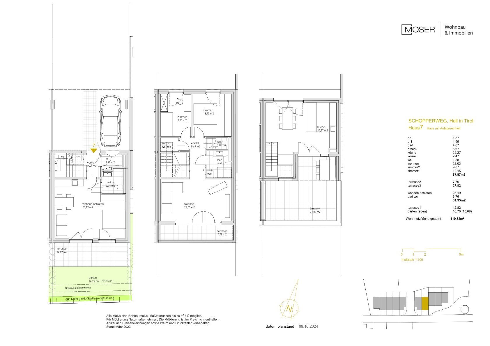 Haus zum Kauf provisionsfrei 823.000 € 119,8 m²<br/>Wohnfläche Hall in Tirol 6060