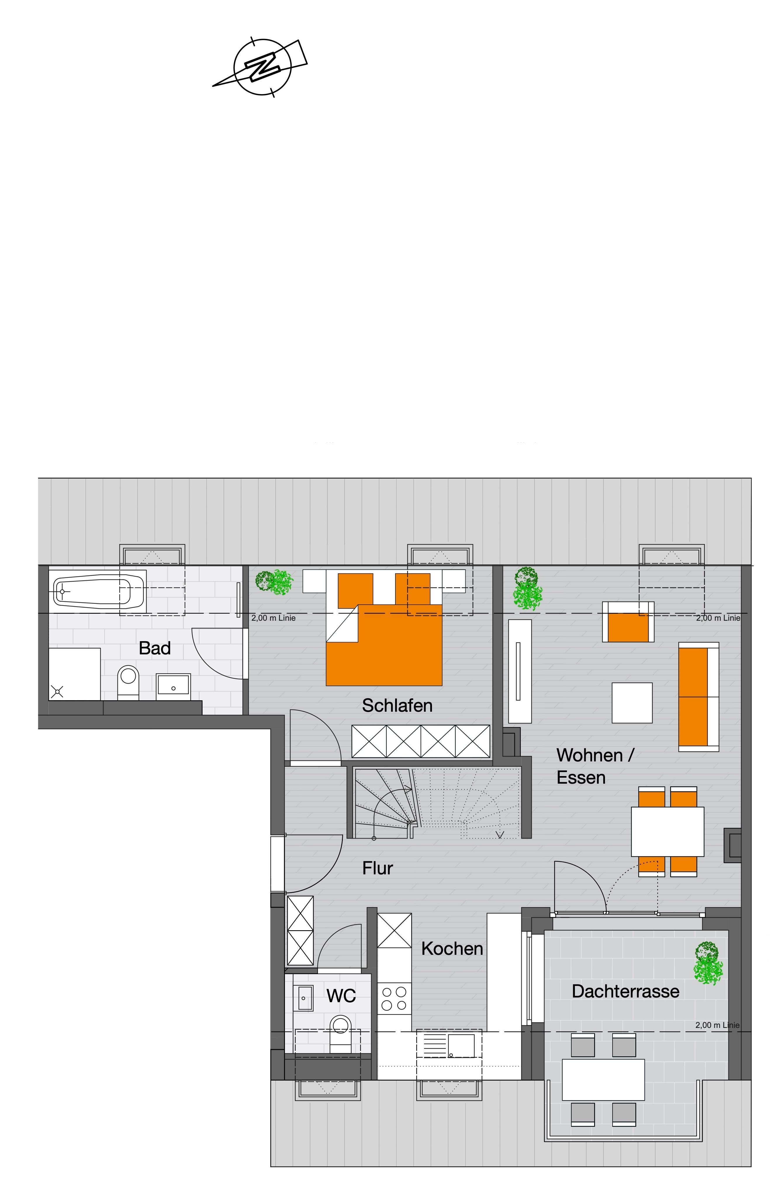 Maisonette zum Kauf provisionsfrei 619.900 € 4 Zimmer 92,6 m²<br/>Wohnfläche 3.<br/>Geschoss Lauffener Straße 34 Zuffenhausen - Mitte Stuttgart 70435