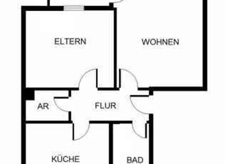 Wohnung zur Miete 661 € 2 Zimmer 57,7 m² 4. Geschoss frei ab 16.04.2026 Jannerstraße 16 Kasernenviertel Regensburg 93053