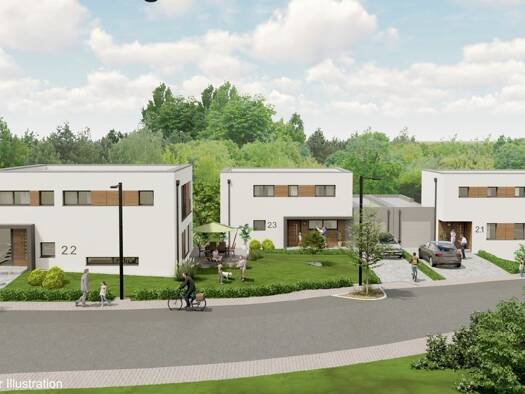 Einfamilienhaus zum Kauf - Erstbezug provisionsfrei 1.945.000 € 210,4 m² 633 m² Grundstück rue Marie Carmes Heffenisch 14 Dudelange 3529