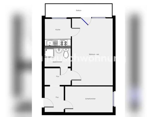 Wohnung zur Miete Tauschwohnung 500 € 2 Zimmer 50 m² 1. Geschoss Grünau-Nord West 04205
