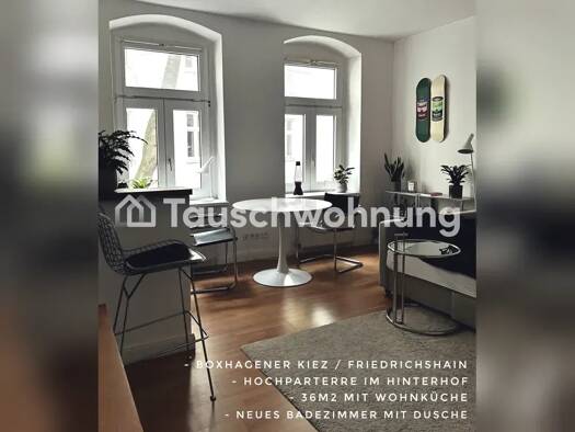 Wohnung zur Miete Tauschwohnung 560 € 1 Zimmer 35 m² Friedrichshain Friedrichshain-Kreuzberg 10245