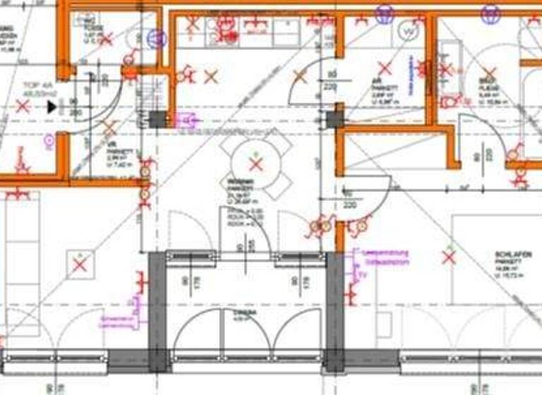 Wohnung zur Miete 660 € 48 m² 3. Geschoss frei ab sofort Kraußstraße Lustenau Linz 4020