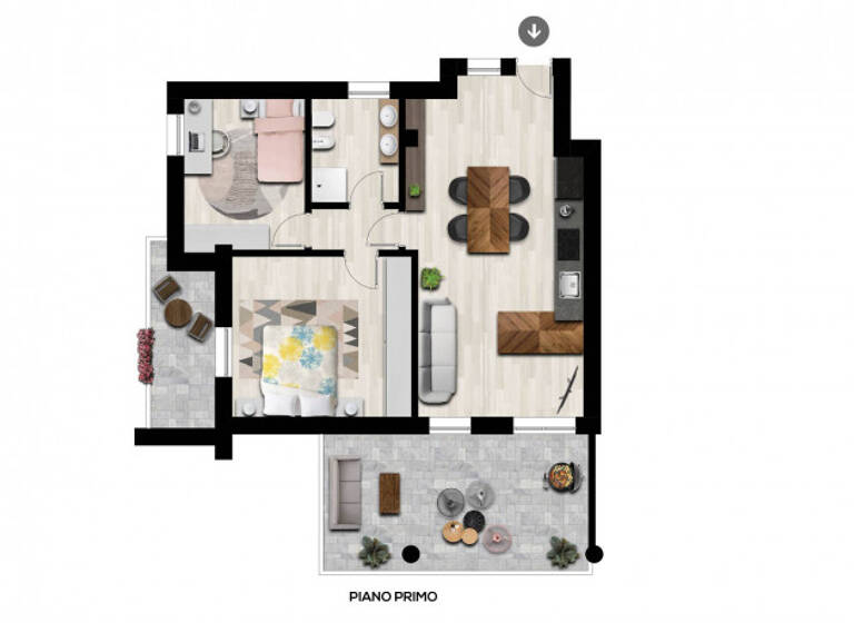 Wohnung zum Kauf 385.000 € 3 Zimmer 103 m² 1. Geschoss frei ab sofort Peschiera del Garda  37019