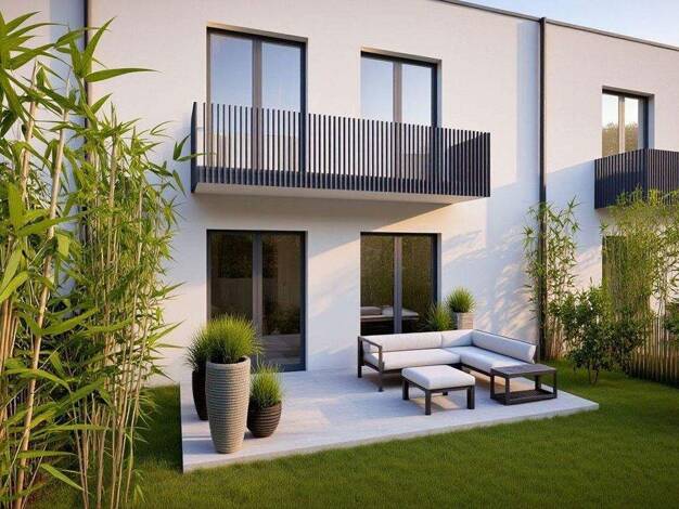 Reihenmittelhaus zum Kauf - Erstbezug provisionsfrei 1.290.000 € 6 Zimmer 137 m² 308 m² Grundstück Hugo-Lang-Bogen 13 Ramersdorf-Perlach München 81735