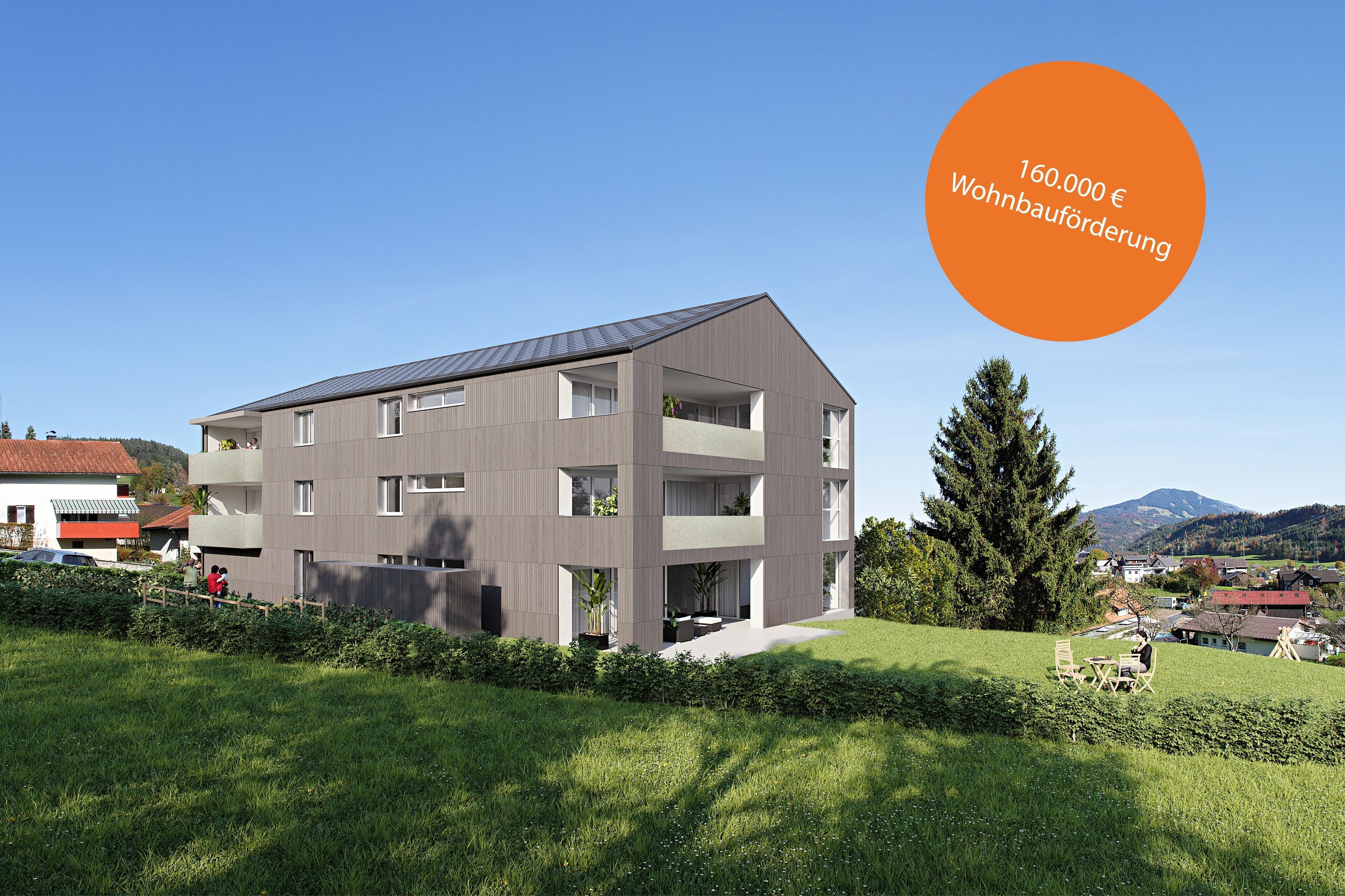 Terrassenwohnung zum Kauf provisionsfrei als Kapitalanlage geeignet 393.000 € 3 Zimmer 56 m²<br/>Wohnfläche Badrus 3 Göfis 6811