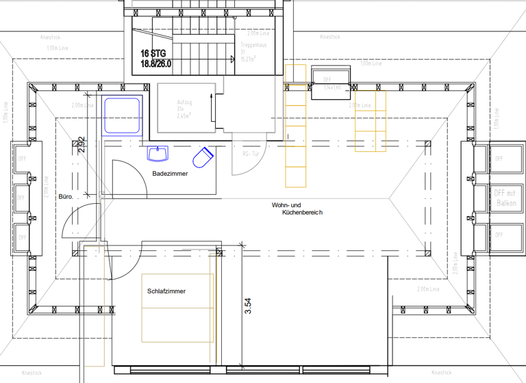 Wohnung zur Miete 1.080 € 3 Zimmer 90 m² 4. Geschoss frei ab 15.03.2026 Innenstadt Heidenheim an der Brenz 89518