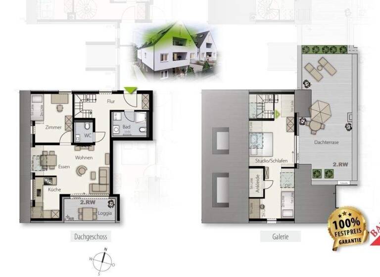Wohnung zum Kauf - Neubau provisionsfrei 565.000 € 3,5 Zimmer 92 m² Weil im Schönbuch 71093